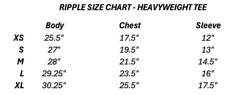 The Heavyweight Ripple Tee