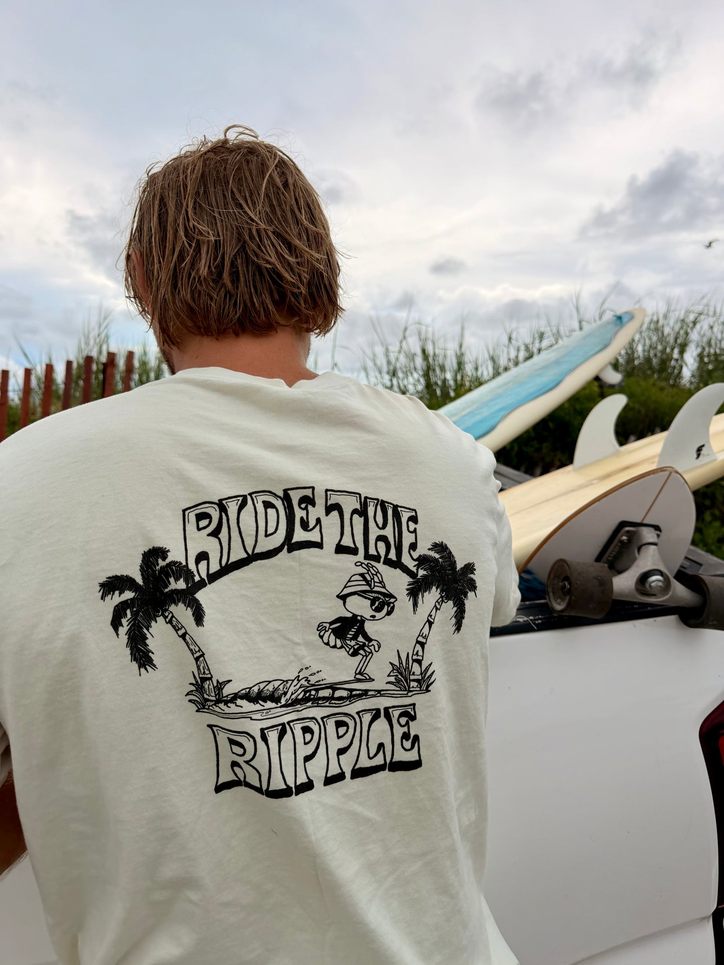 Ride the Ripple Supima Tee