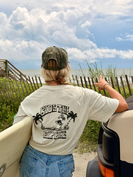 Ride the Ripple Supima Tee