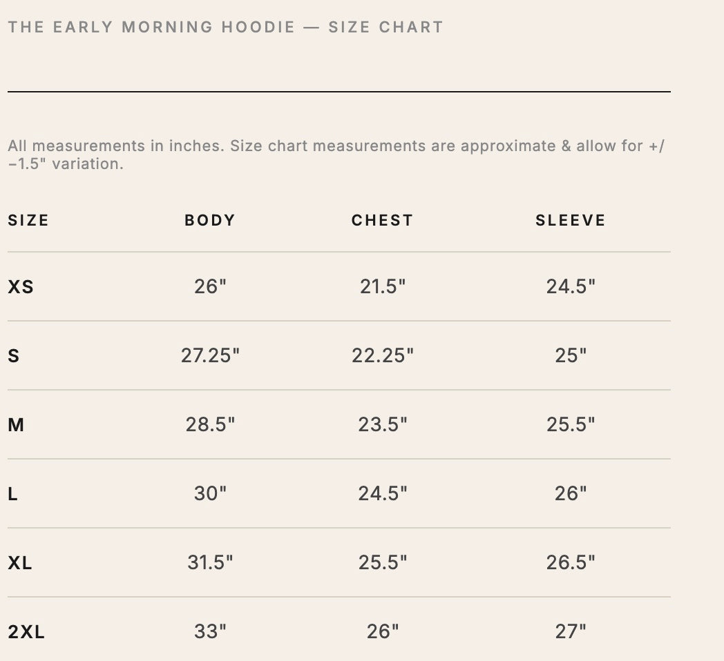 Ripple Early Morning Hoodie